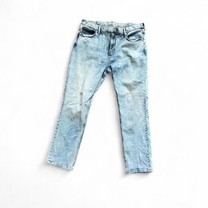 Old Navy - Men's Slim Fit Jeans - Size 38x30 - Light Wash Blue Denim Stretch
